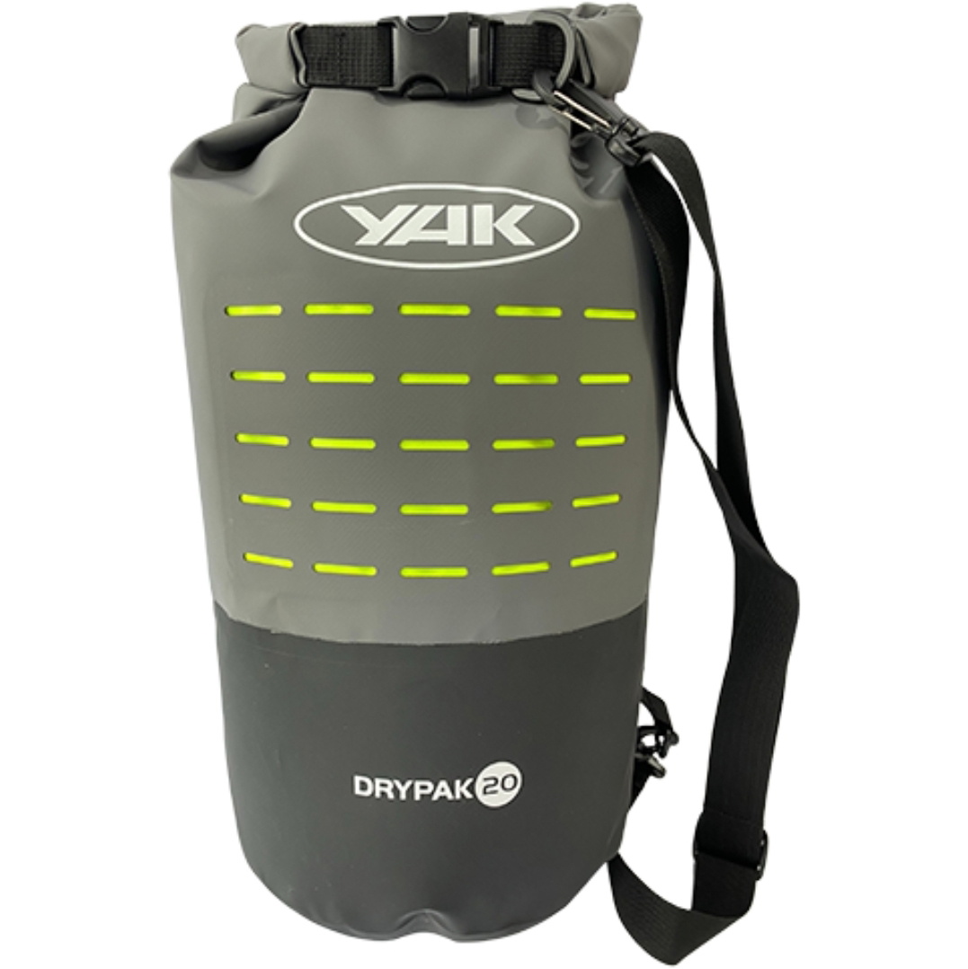 2026 Yak Tørposedydpak 20L Tørbag Med Molle System 7003333 - Grey